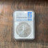 2021 $1 US American Silver Eagle, Eagle Landing T-2, FDOI, NGC MS70