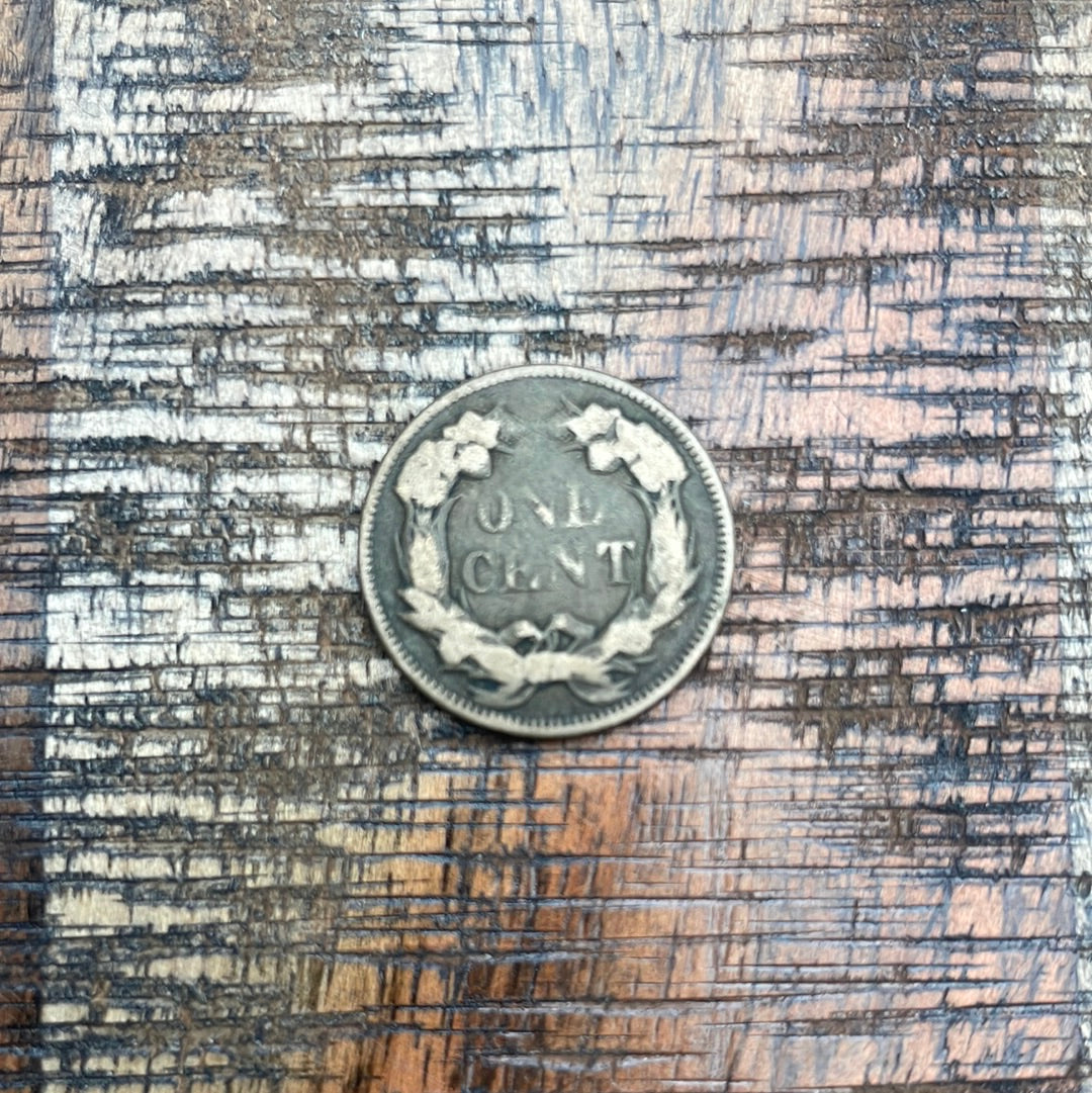 1857 1c Flying Cent