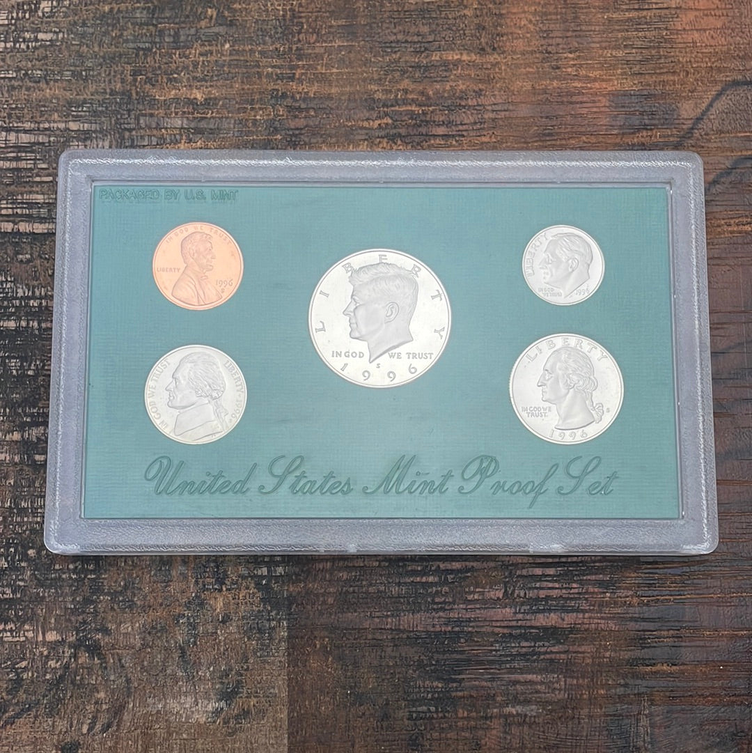 1996 Proof Bank Set in OGP with COA