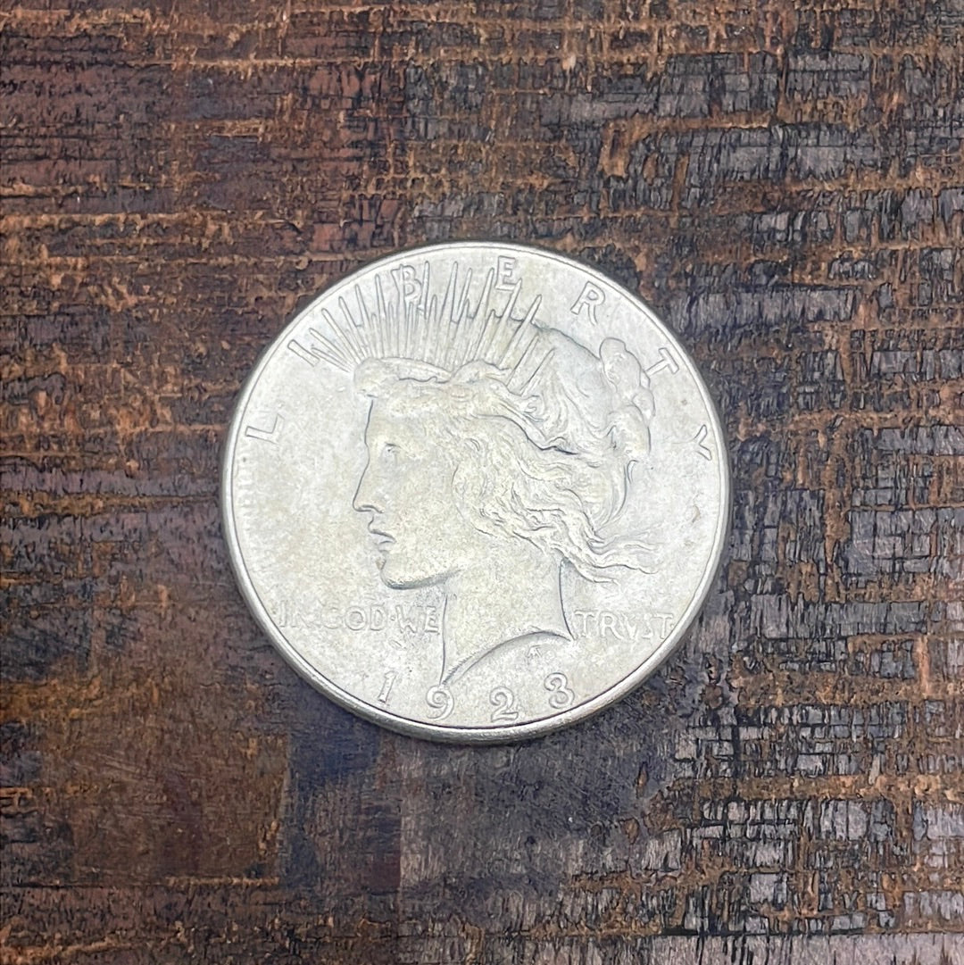1923 $1 US Silver Peace Dollar