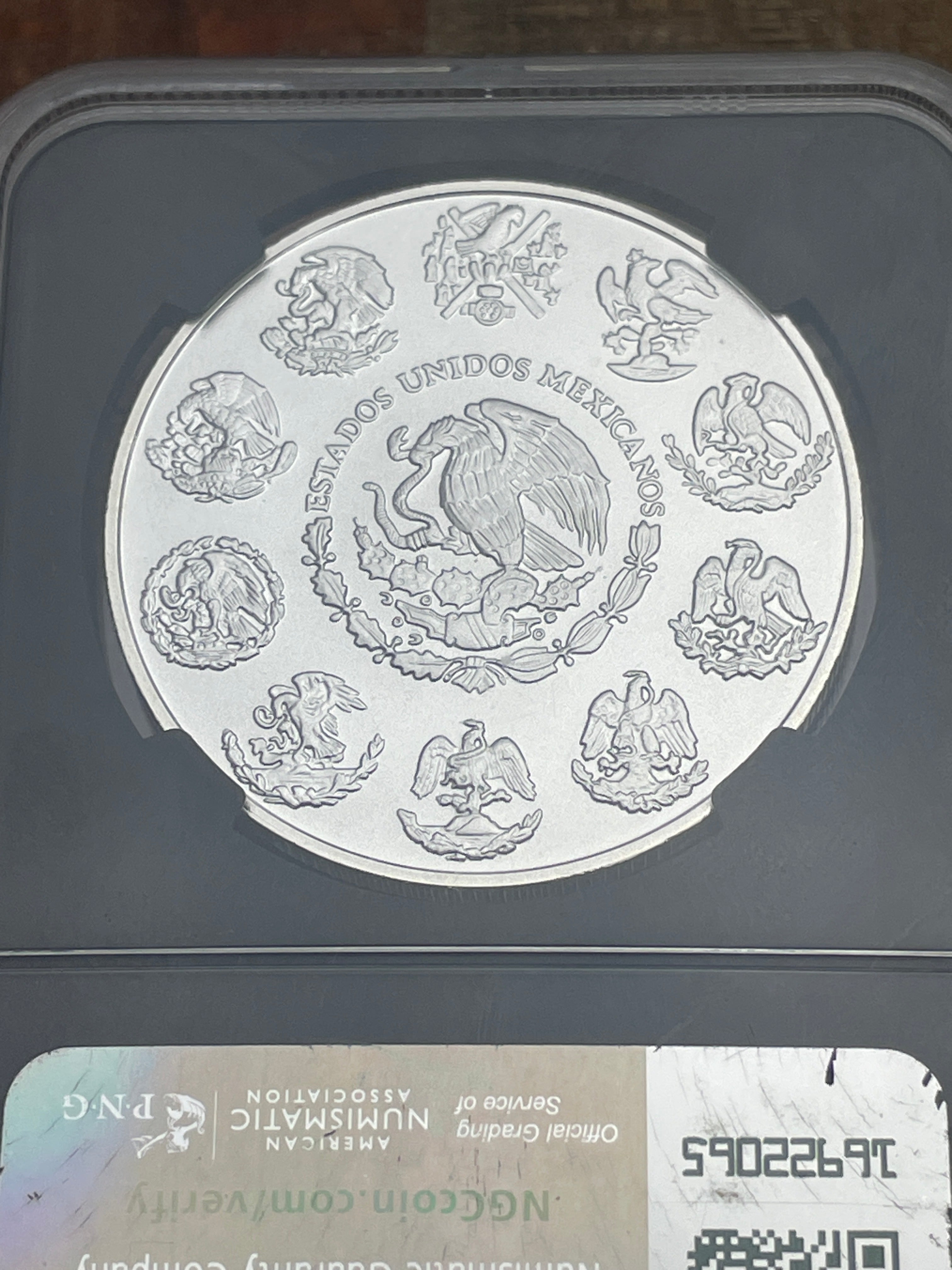 2024 Mo Mexico 1 Onza Libertad 1oz .999 Silver NGC MS69