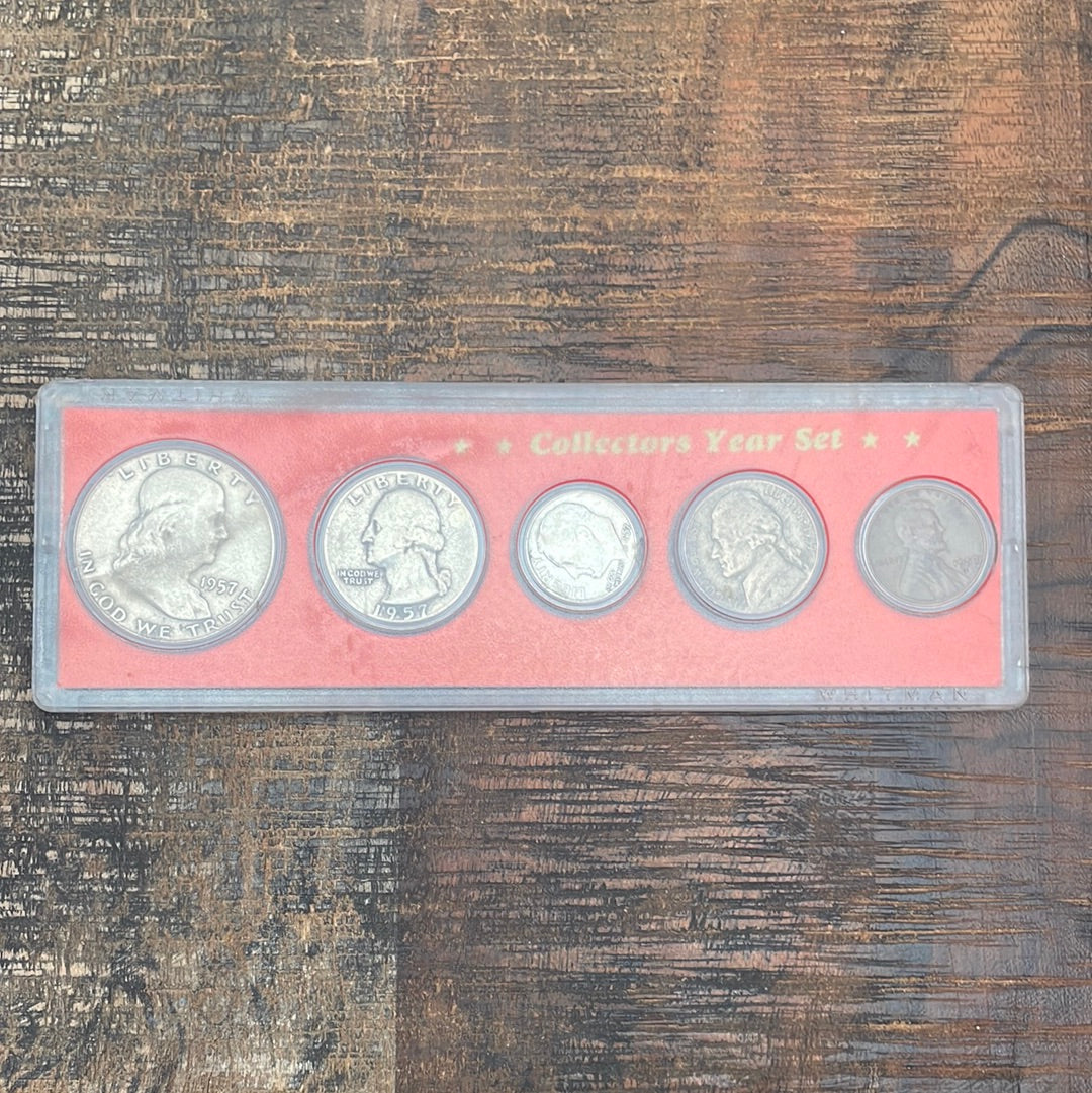 1957 Collectors Year Set in Whitman Case