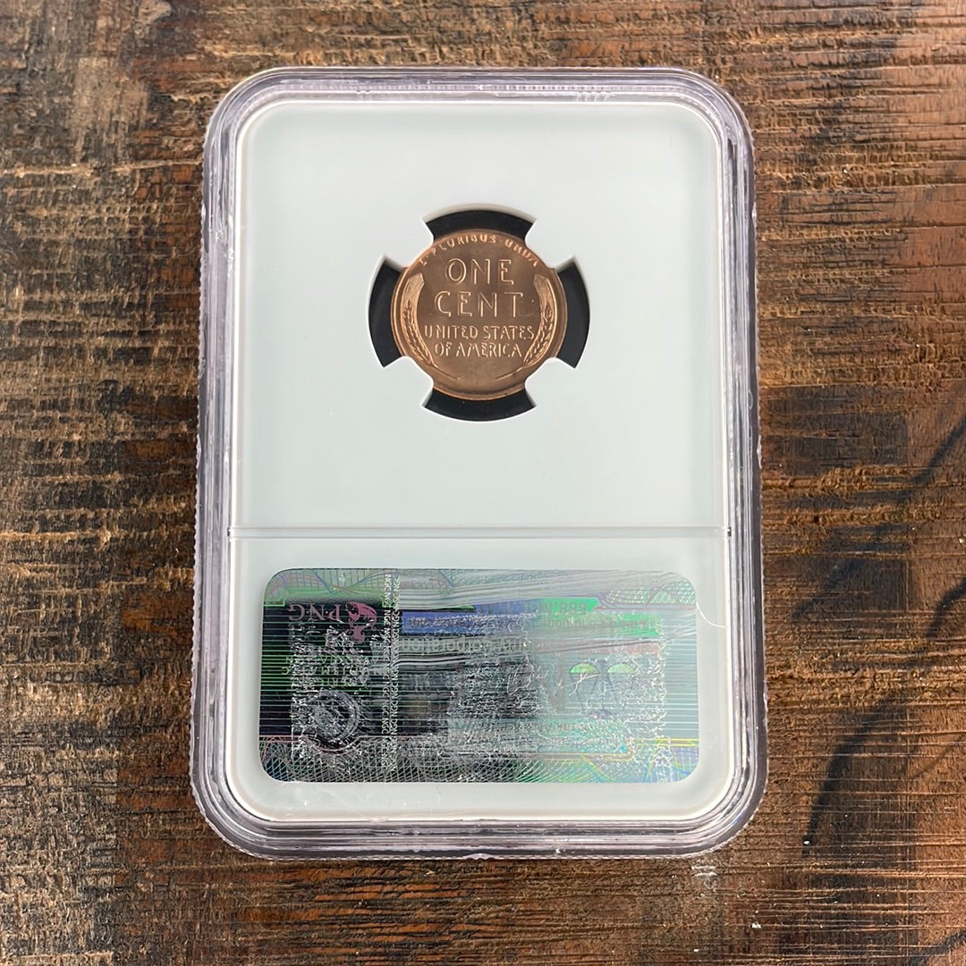 1958-D 1c US Lincoln Wheat Cent NGC MS66 RD
