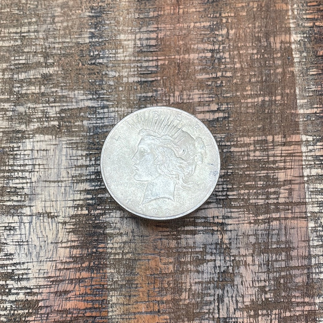 1922 $1 US Silver Peace Dollar