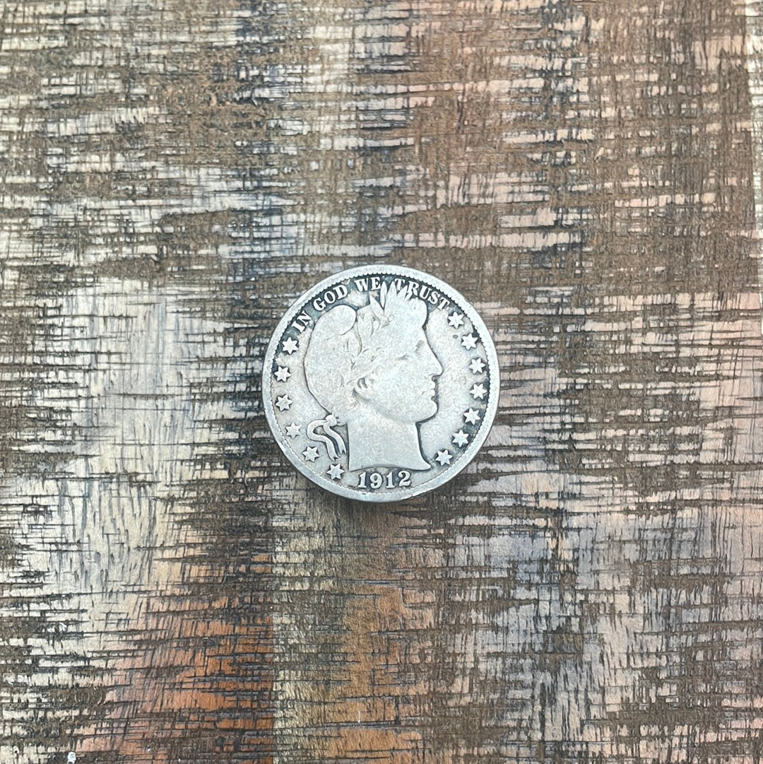 1912-D 50C US Barber Half Dollar