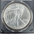 2021 $1 US American Silver Eagle, Eagle Landing T-2, FDOI, PCGS MS70, Damstra signed