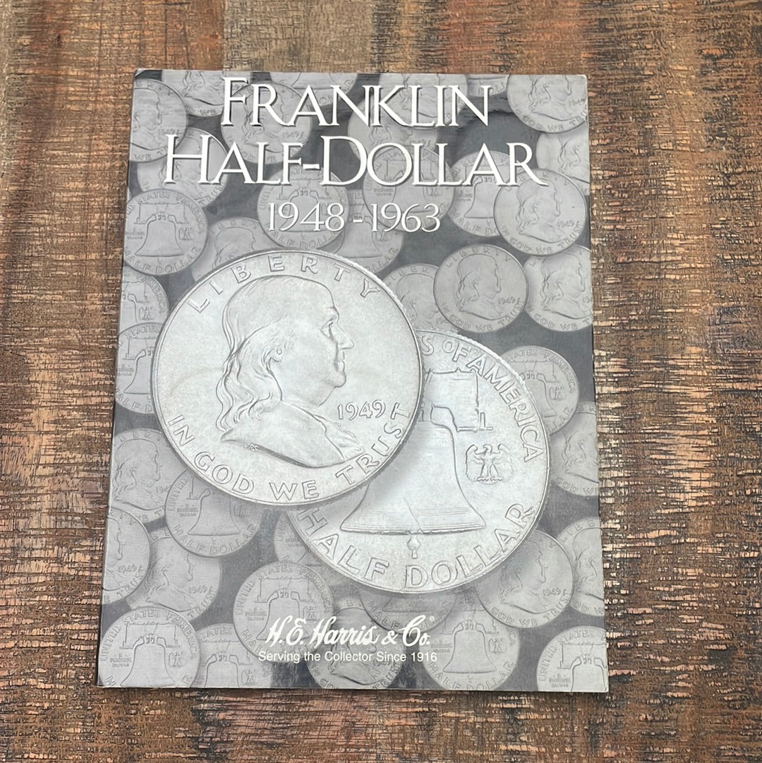 1948-1963 50C US Franklin Half Dollar Complete Book~1955 BUGS BUNNY