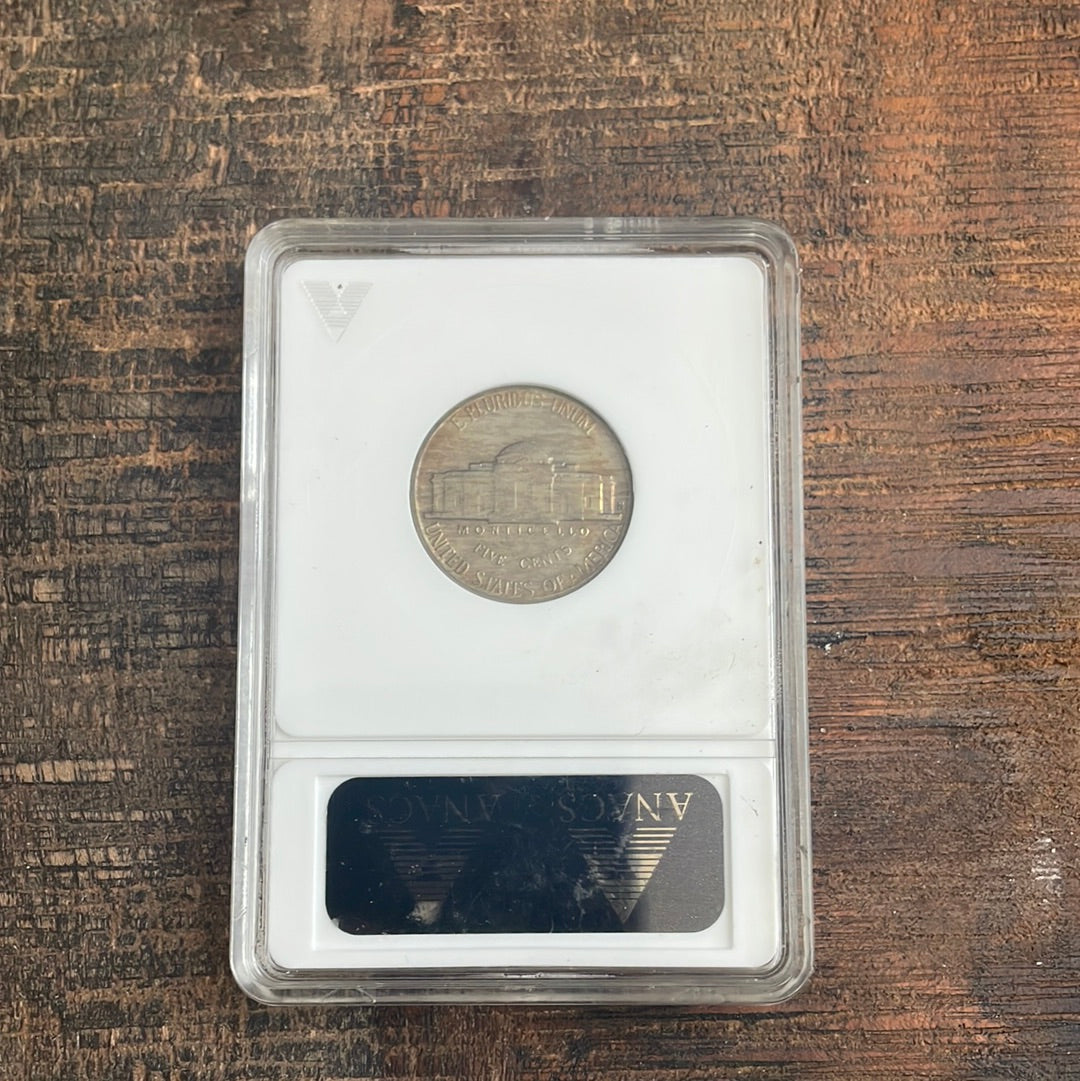 1954-S/D 5c US Jefferson Nickel ANACS MS62