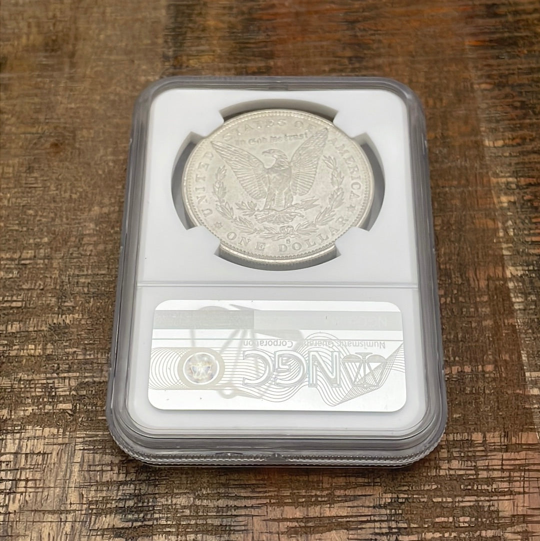 1881-S US $1 Morgan Silver Dollar NGC MS62