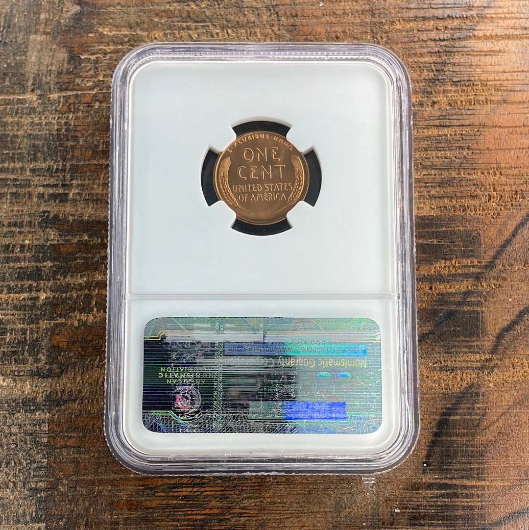 1942-D 1c US Lincoln Wheat Cent NGC MS66 RD