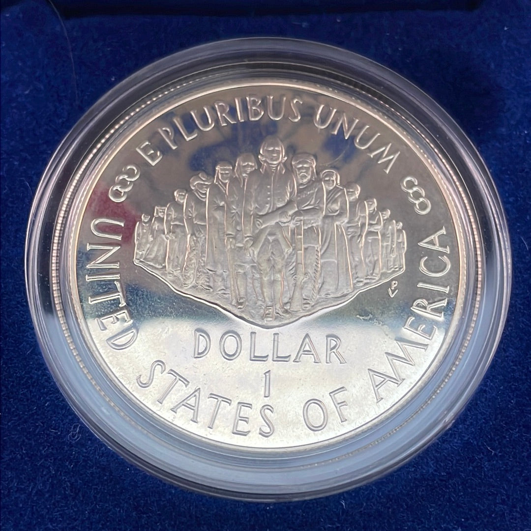 1987 $1 US Constitution Silver Dollar Commemorative Coin-Proof Strike in OGP