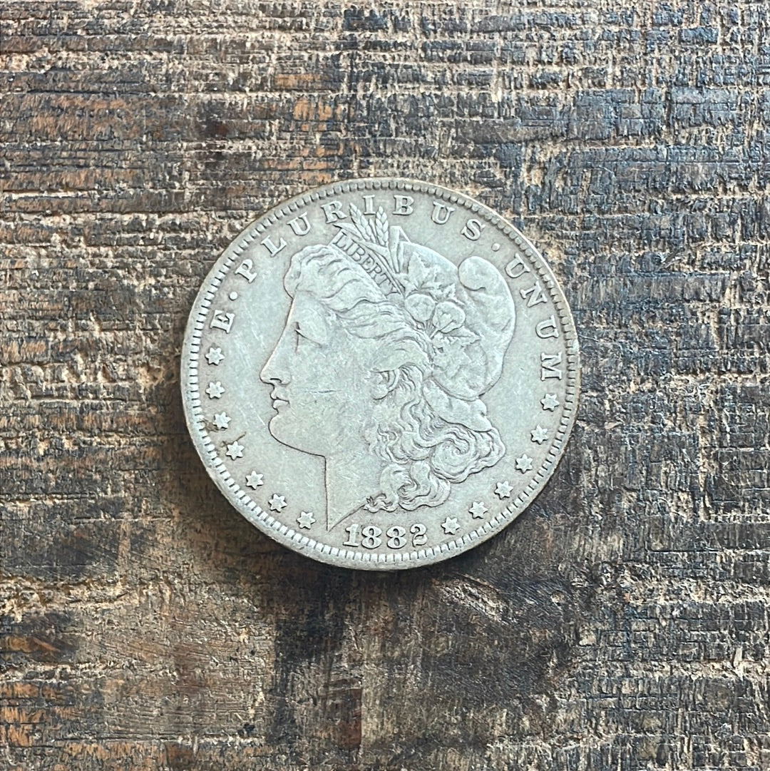 1882-O $1 US Morgan Silver Dollar