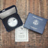 2012-W $1 US American Silver Eagle Proof Coin~Capsule, Presentation Case, Box, with COA.