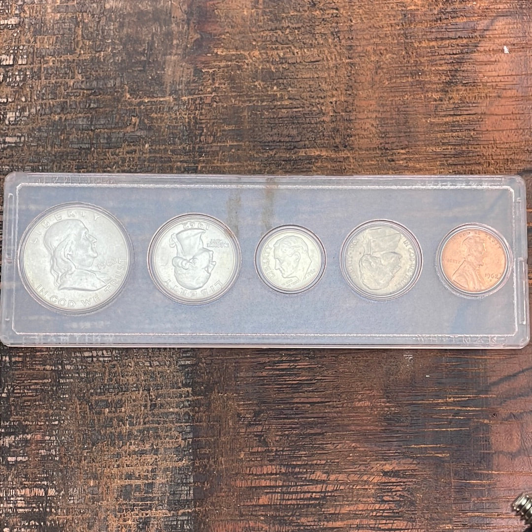 1962-D Birth Year Set.  Brilliant Uncirculated Coins
