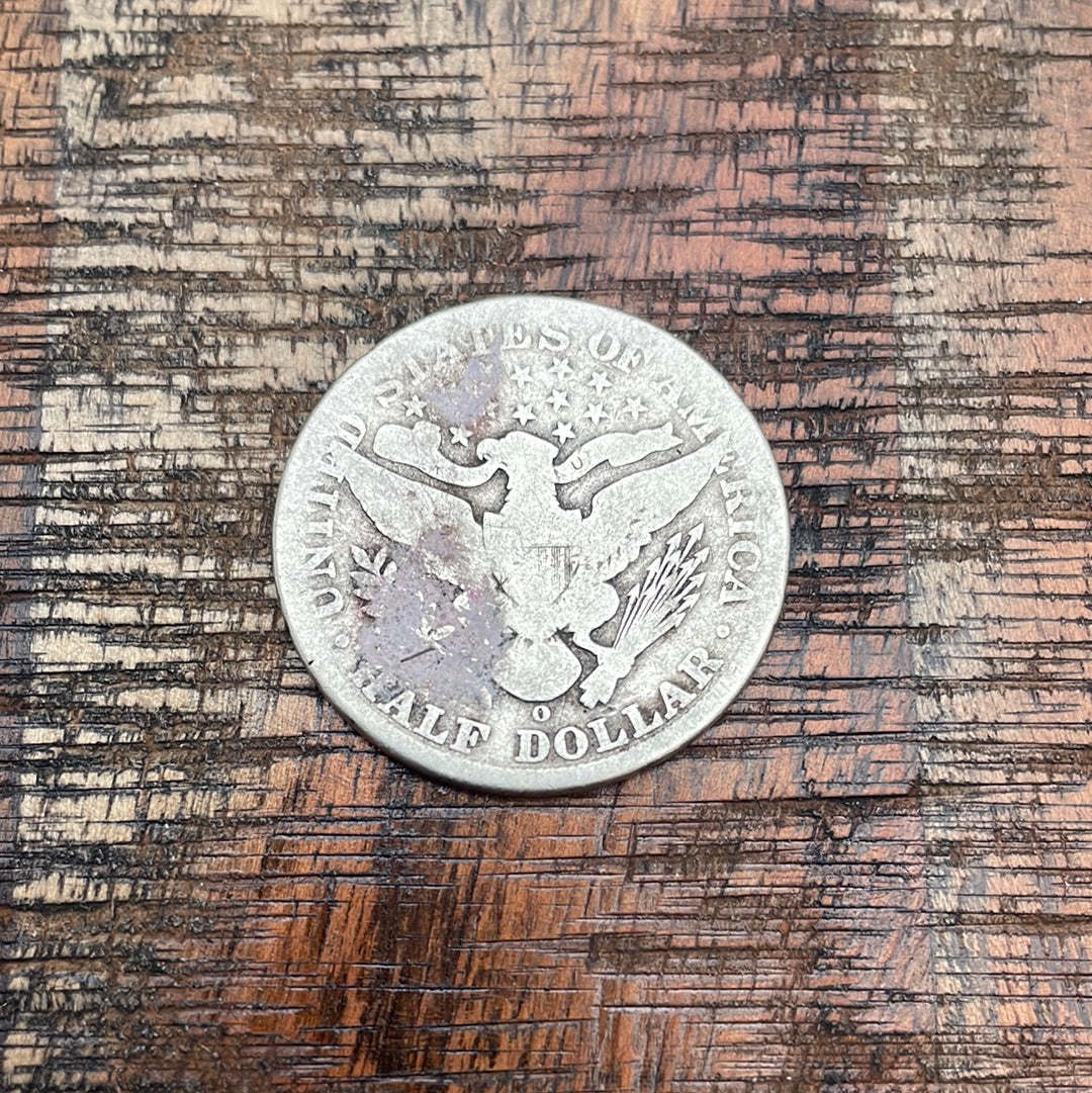 1907-O 50C US Barber Half Dollar