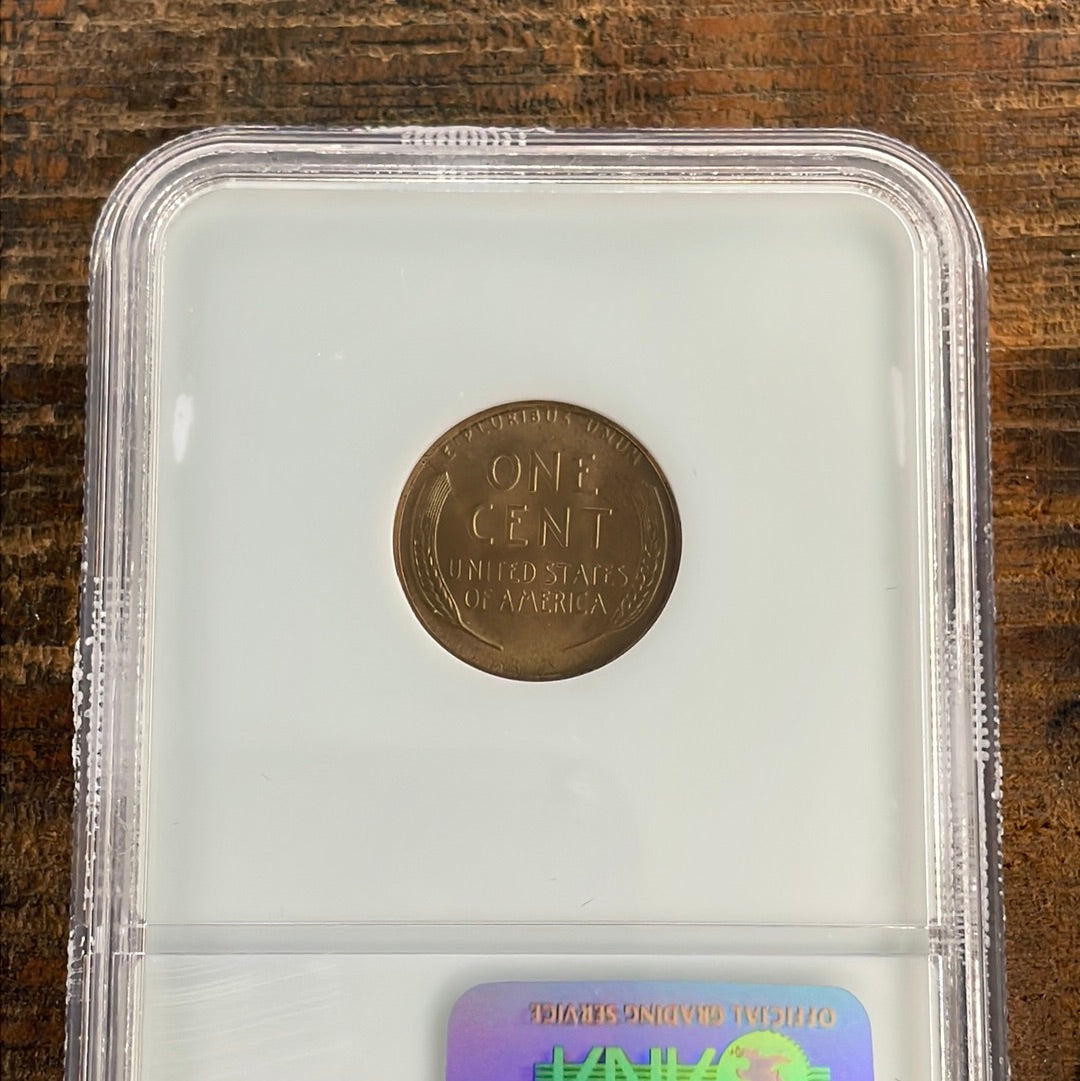 1945-D 1c US Lincoln Wheat Cent NGC MS67 RD