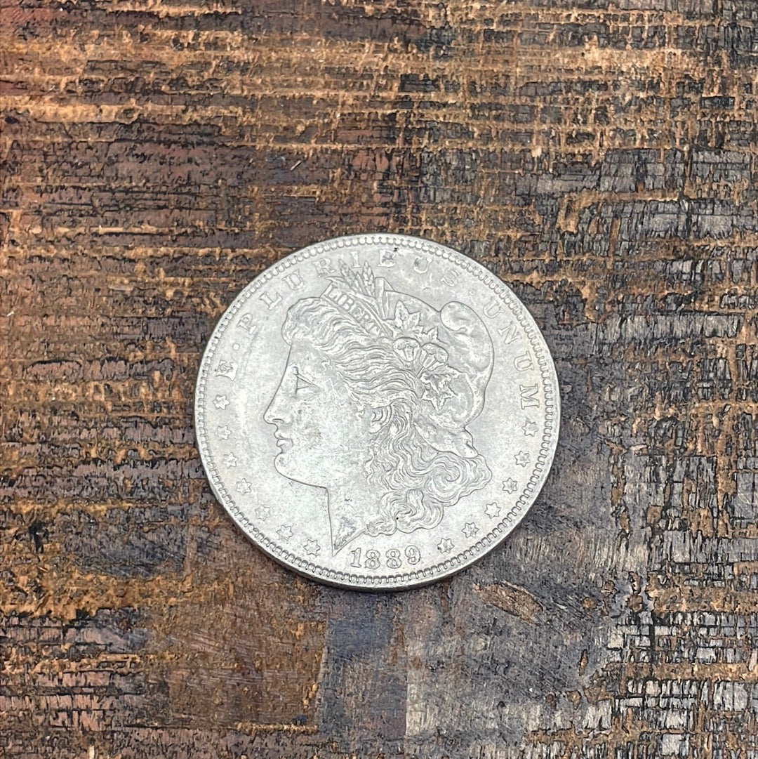 1889 $1 US Morgan Silver Dollar
