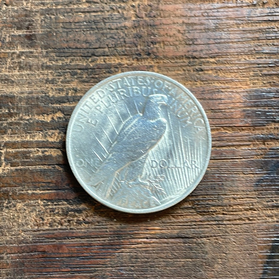 1923 $1 US Silver Peace Dollar