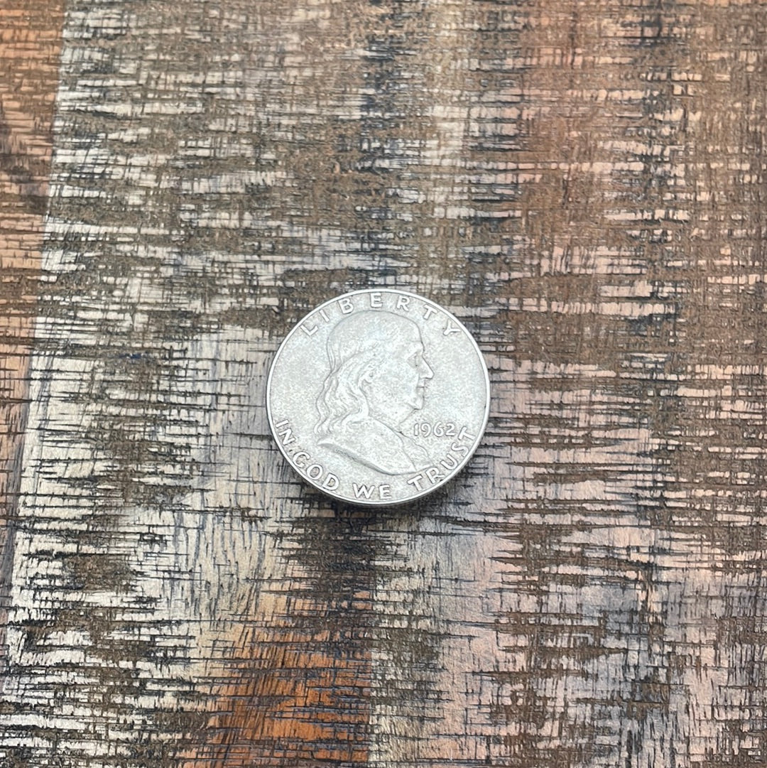 1962-D 50C US Franklin Half Dollar