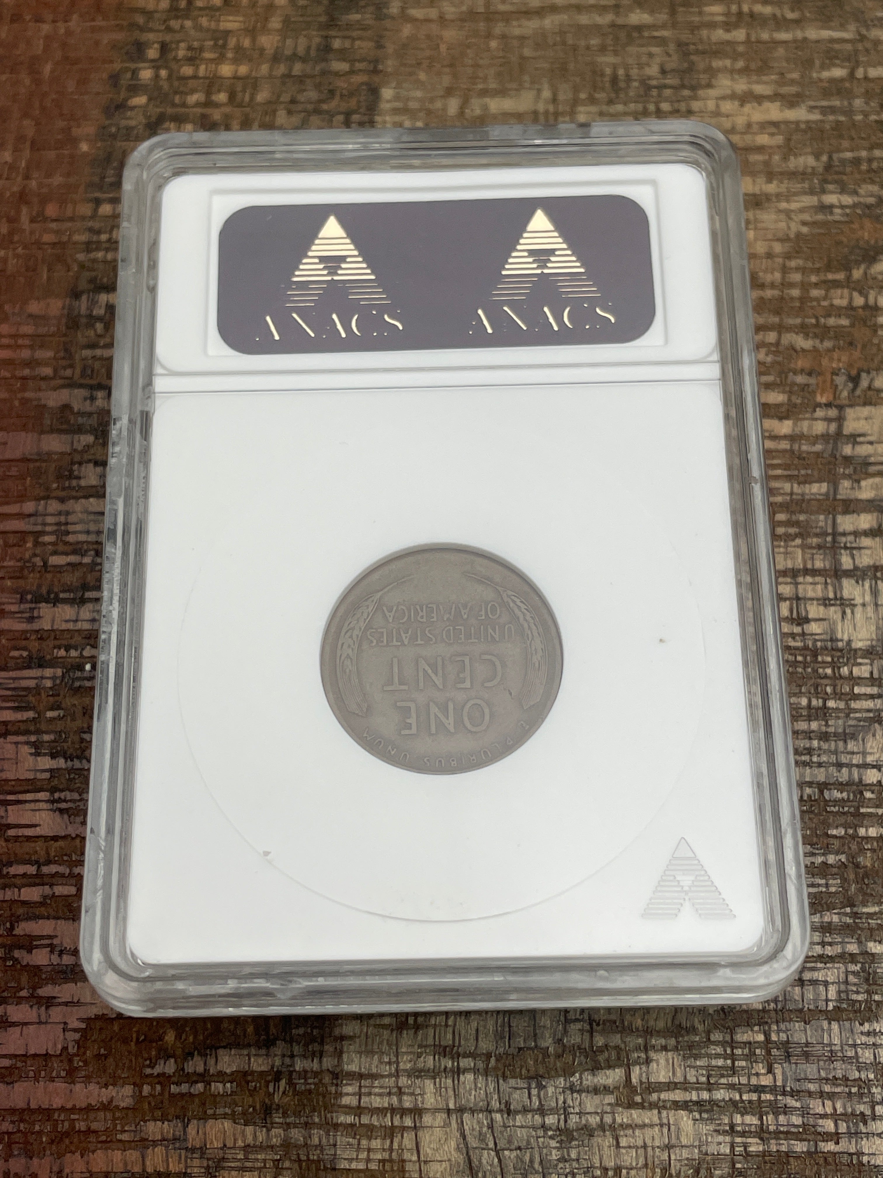 1922 1C Lincoln Wheat Cent No D ANACS F 12 Details FS-013.2 Die 2