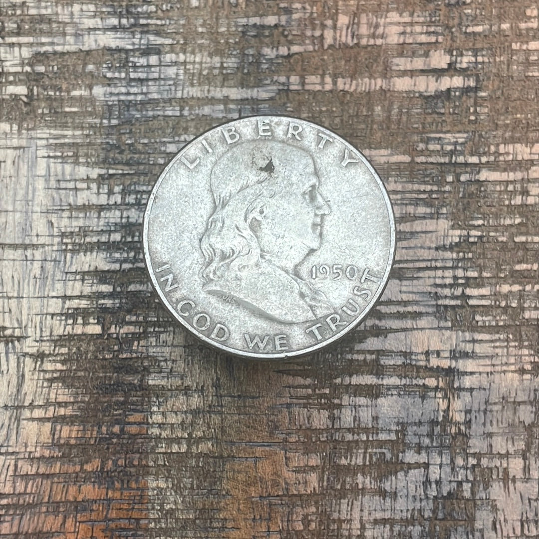 1950 50C US Franklin Half Dollar