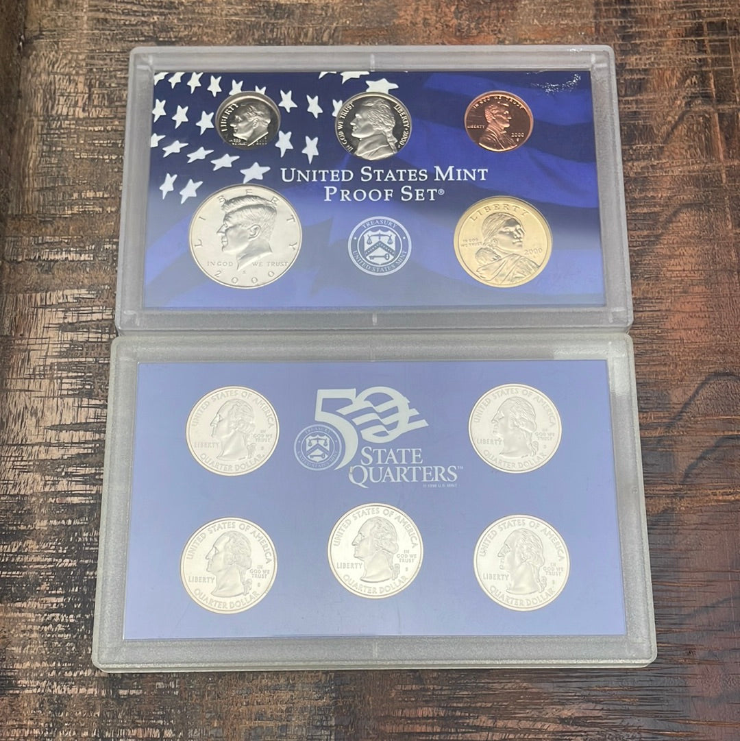 2000 - 10 Coin Proof Set with no Box