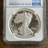 2022-W $1 American Silver Eagle. Congratulations Set. FDOI. NGC PF70 Ultra Cameo