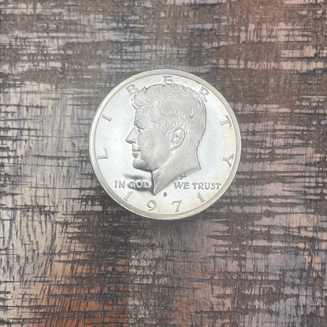 1971-S 50c Proof Kennedy Half Dollar