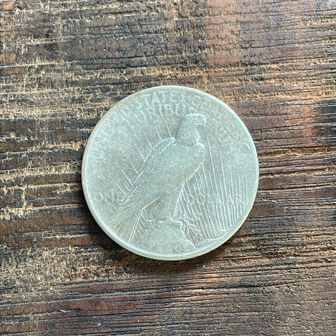1935-S $1 US Silver Peace Dollar
