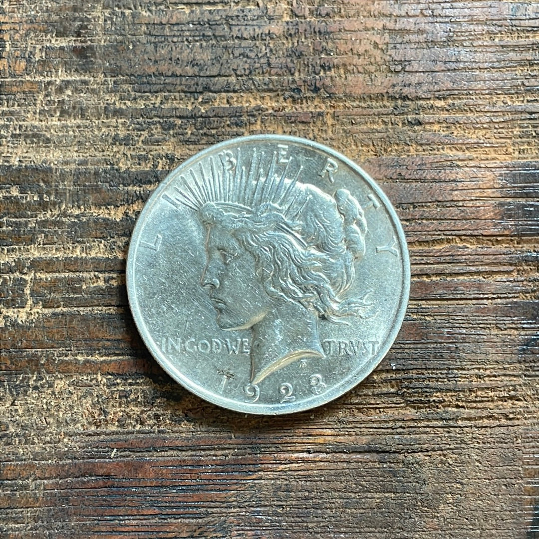 1923 $1 US Silver Peace Dollar