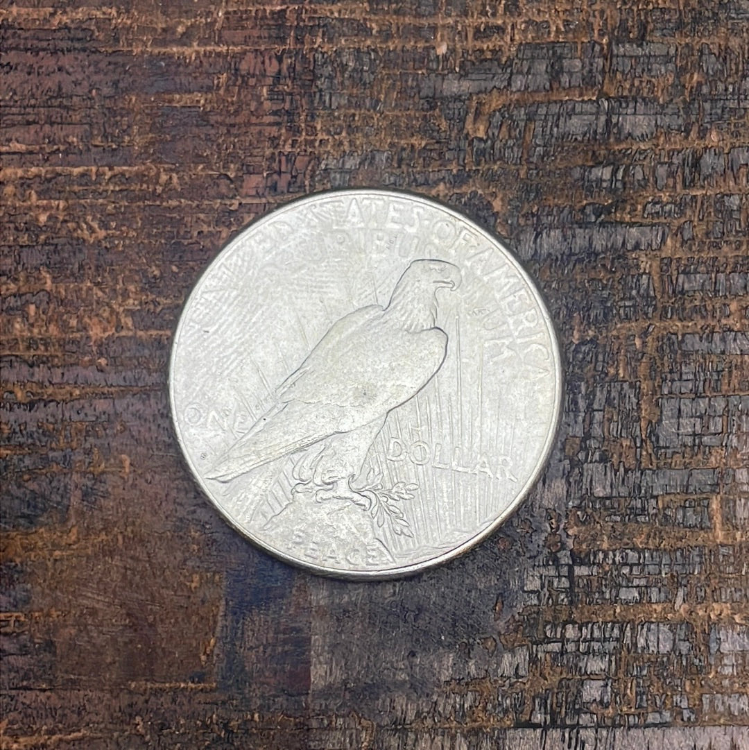 1923 $1 US Silver Peace Dollar