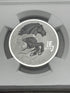 2026 Ascension Island $1 Lunar Horse - Black and Grey 1/2 oz Silver NGC Reverse PF70