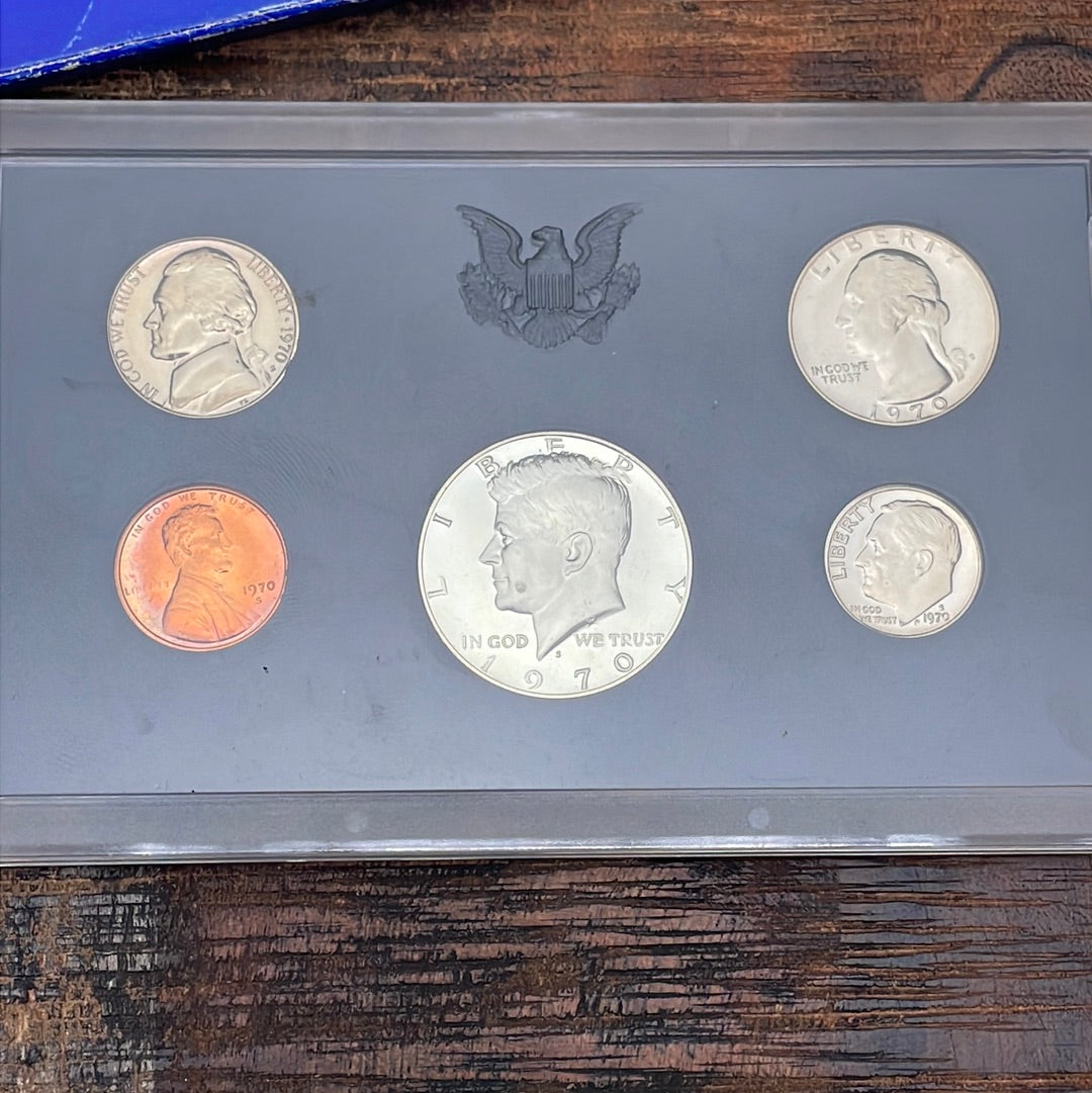 1970 Proof Set-Small Date in OGP