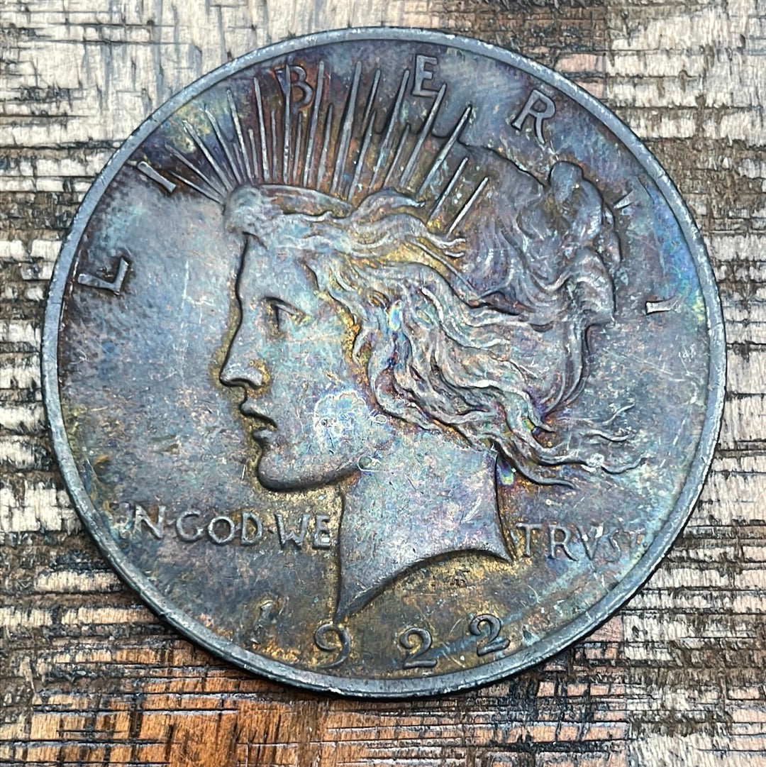 1922 $1 US Silver Peace Dollar