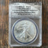 2020-S $1 US American Silver Eagle, Emergency Production, Struck at San Francisco Mint, A first strike coin, ANACS MS69