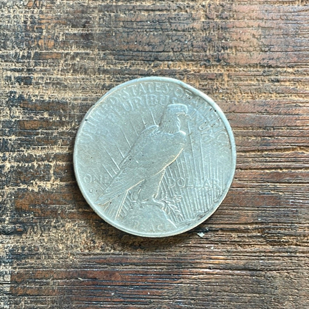 1935-S $1 US Silver Peace Dollar