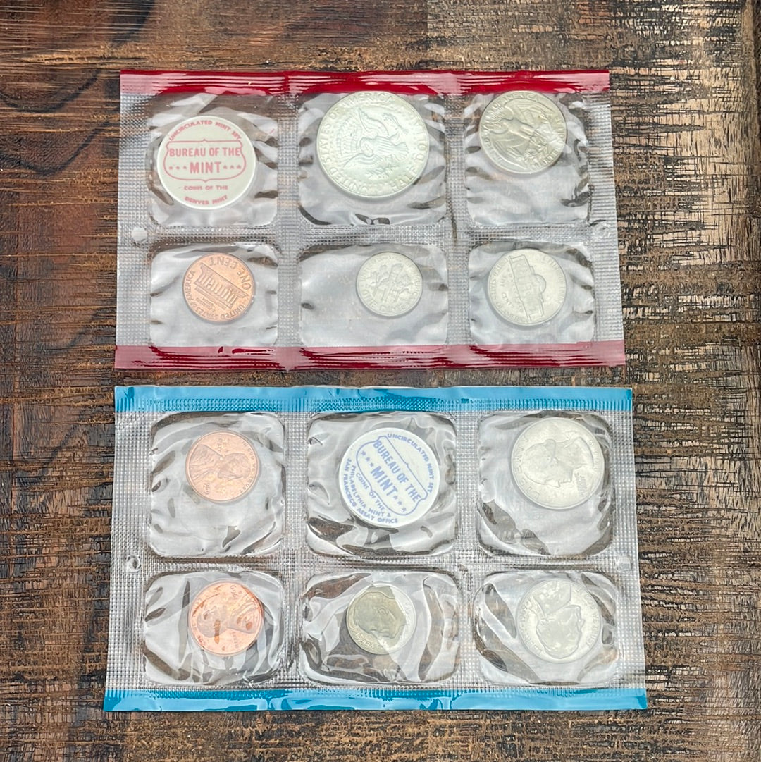 1969 Mint Set in Envelope 40% Silver