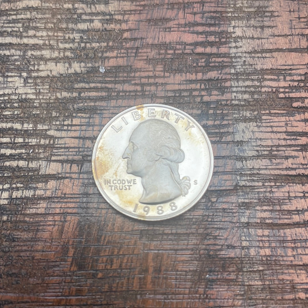 1988-S 25c US Proof Washington Quarter