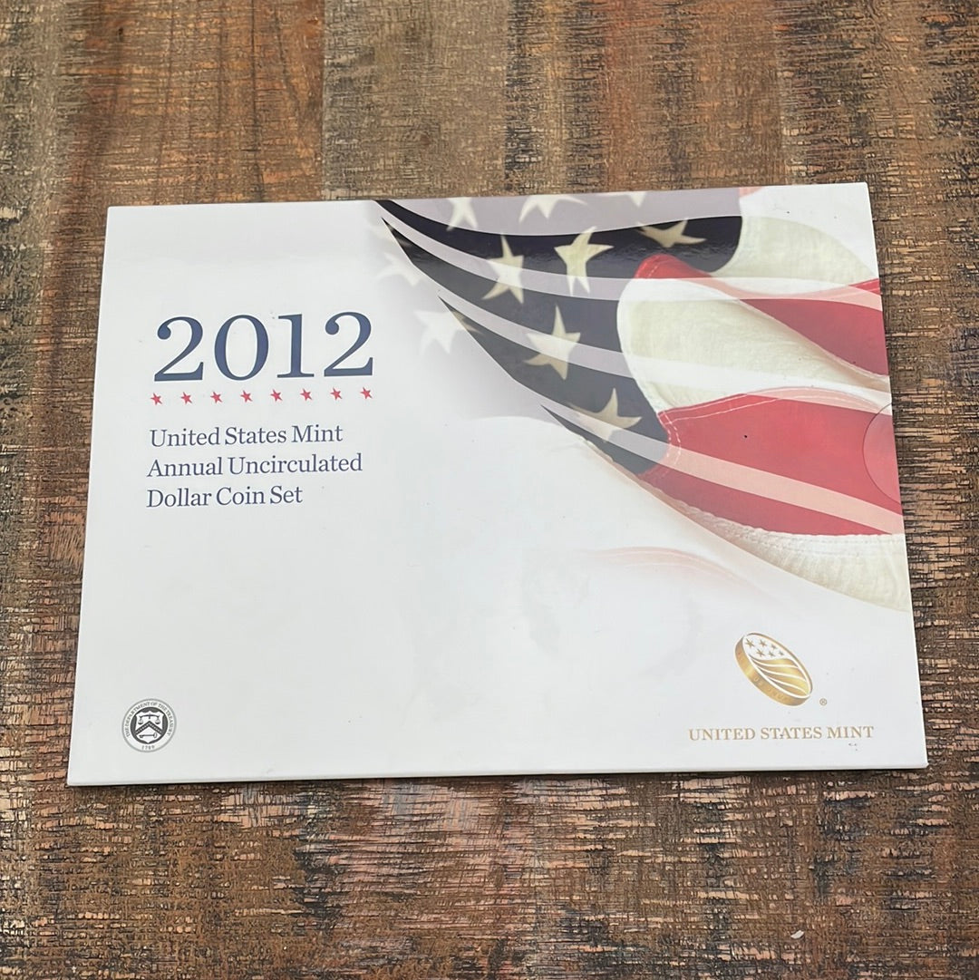 2012 United States Mint Annual Uncirculated Dollar Coin Set w/COA