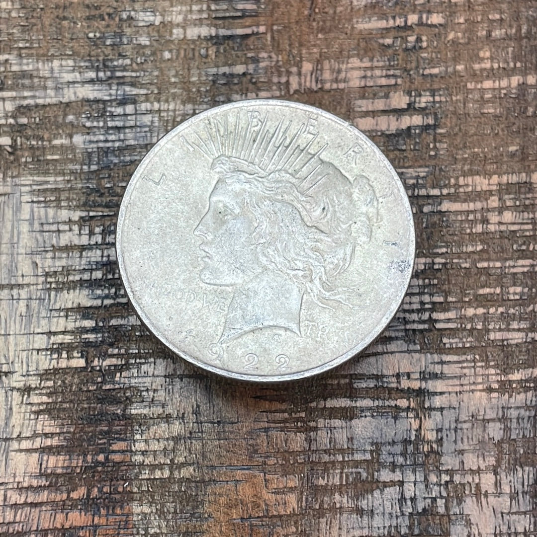 1922 $1 US Silver Peace Dollar