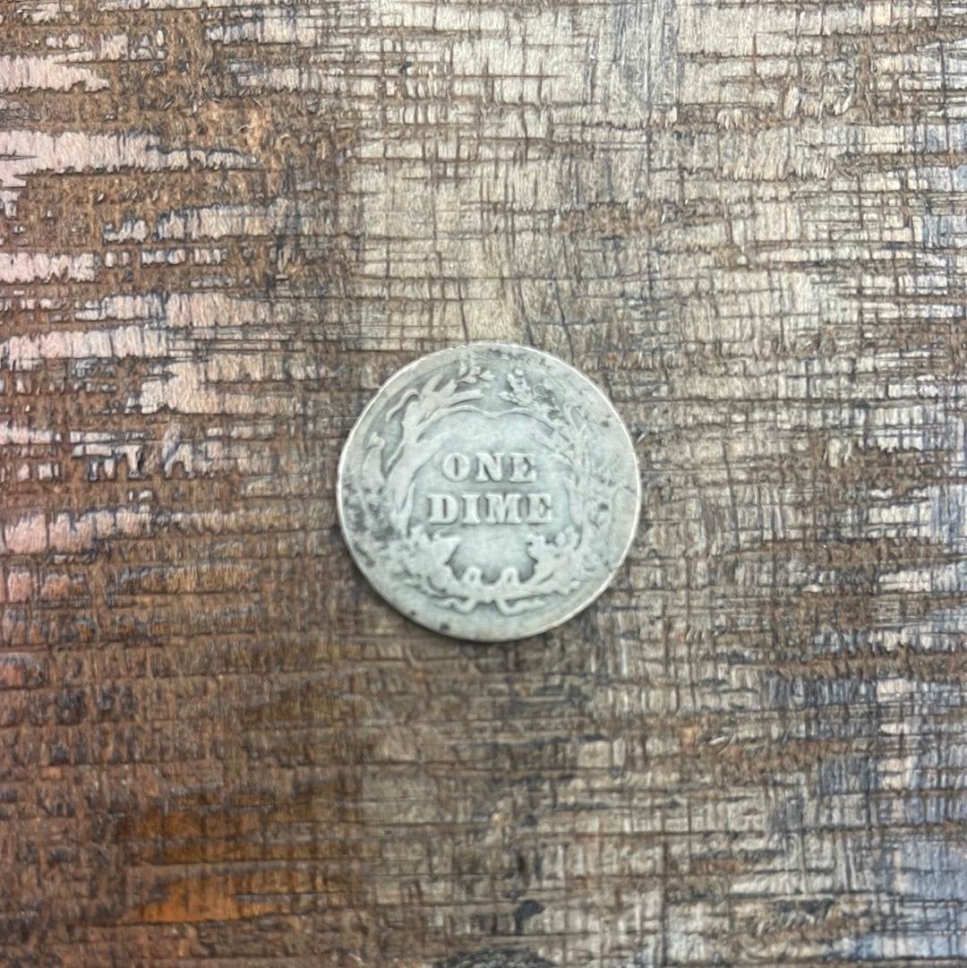 1916 10c US Barber Dime - 90% Silver