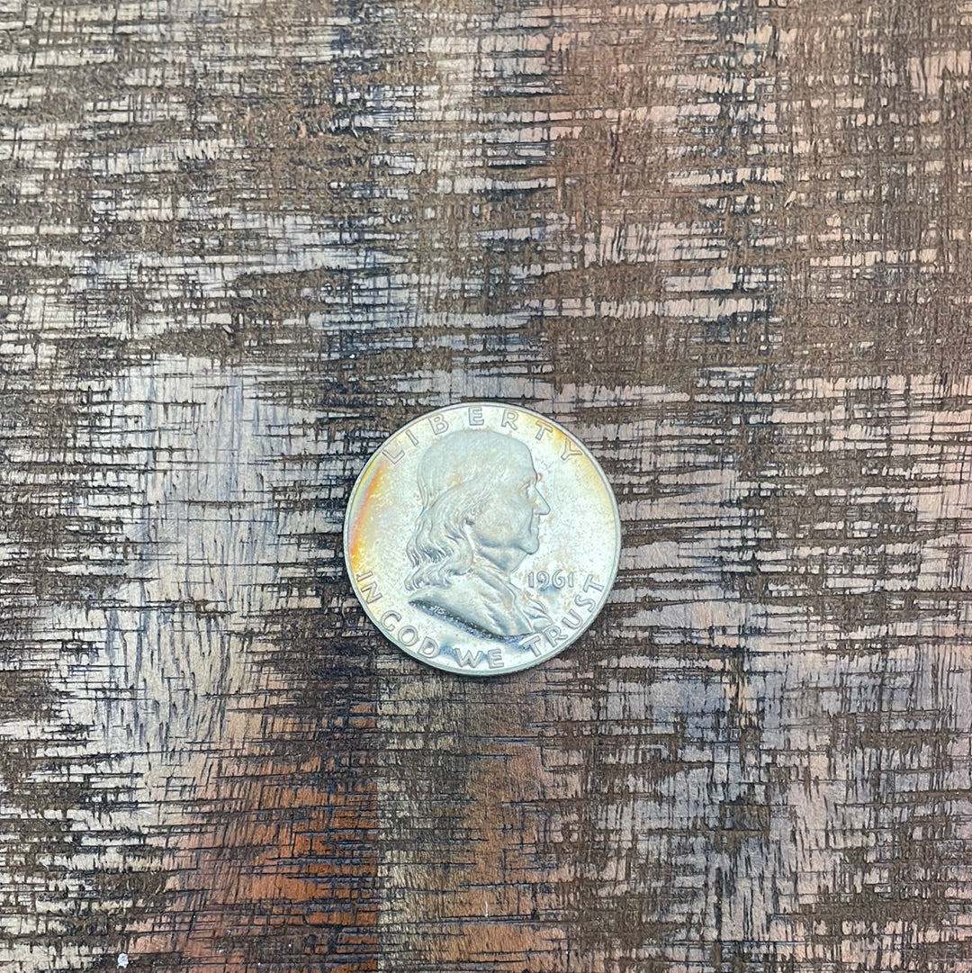 1961 50C US Franklin Half Dollar Proof
