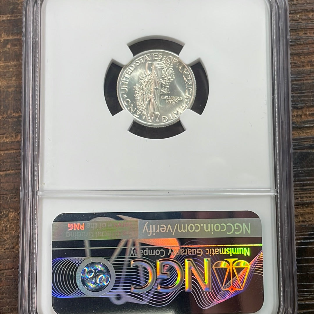 1939-S US 10c Mercury Dime NGC MS65