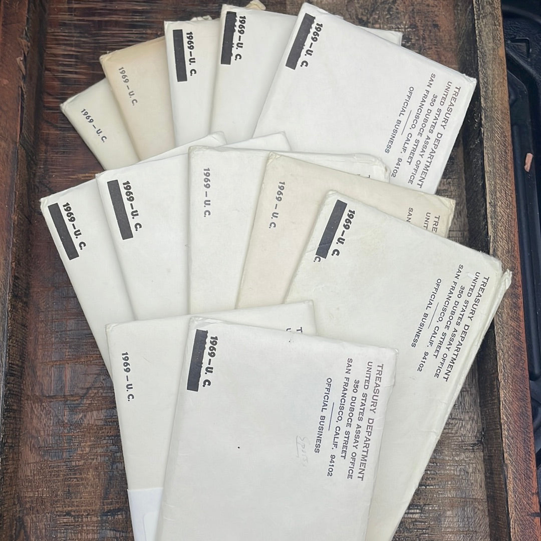 1969 Mint Set in Envelope 40% Silver