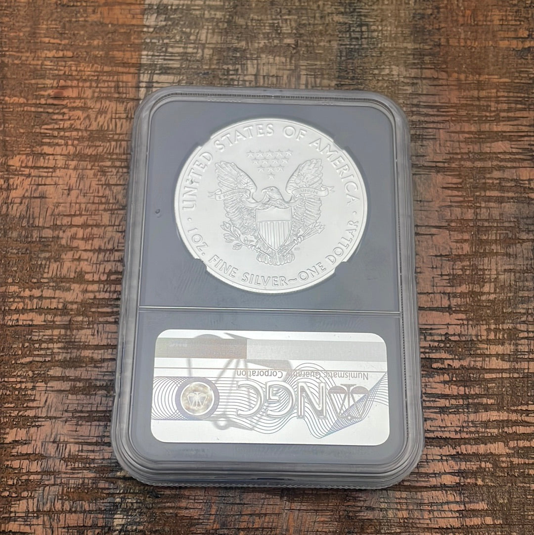 2020 $1 American Silver Eagle~ Emergency Production ~ FDOI ~ NGC MS70 ~ Mercanti signed