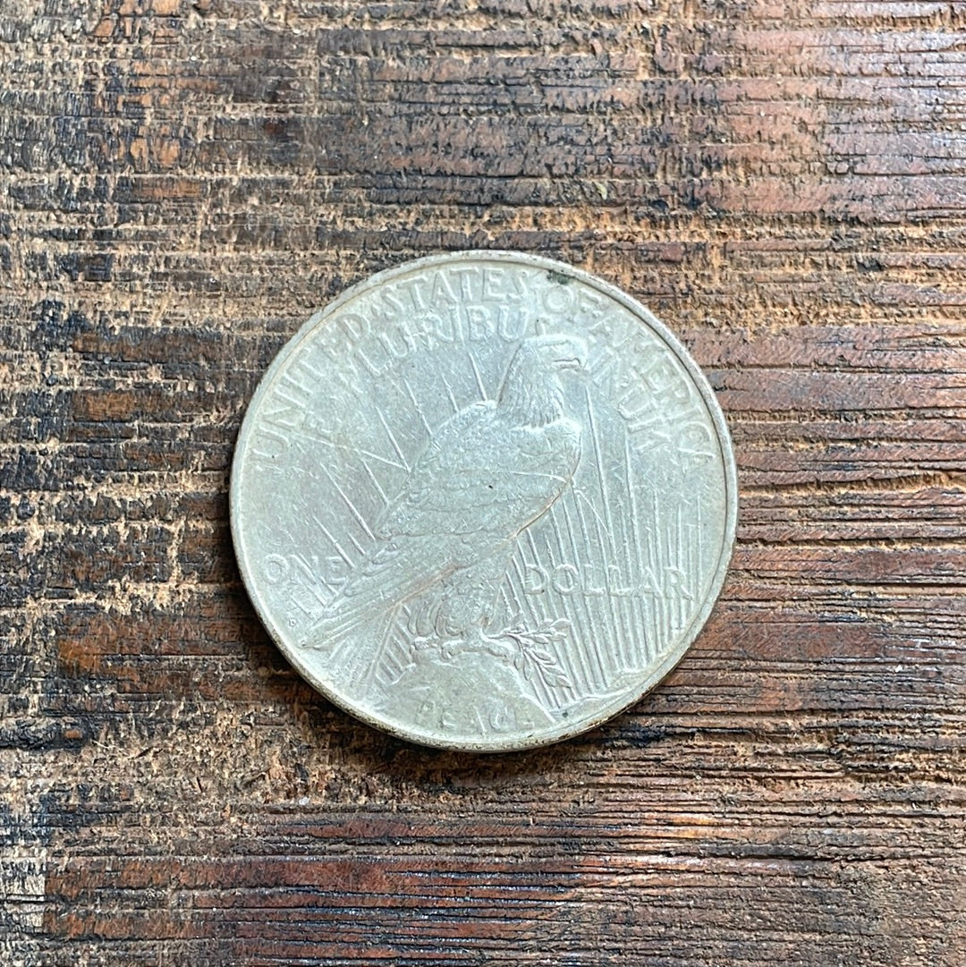 1923-D $1 US Silver Peace Dollar