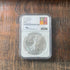 2021 $1 US American Silver Eagle, Heraldic Eagle T-1, First Release Mercanti signed, NGC MS70