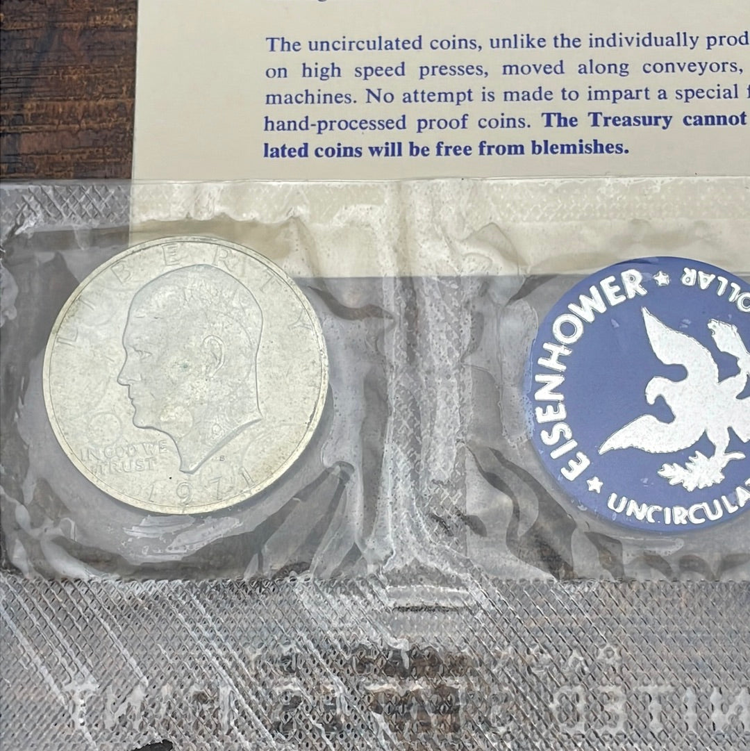 1972 Eisenhower Uncirculated Silver Dollar