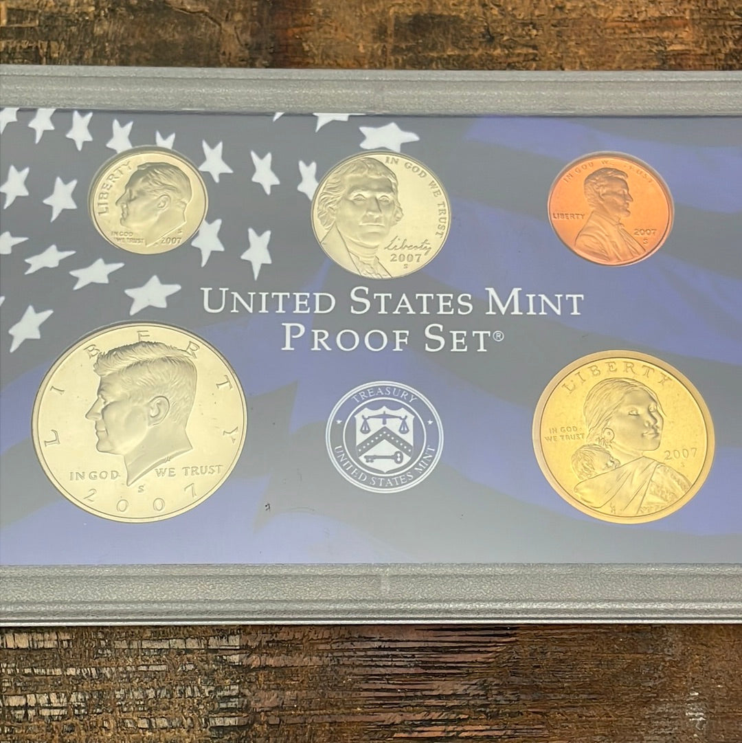 2007 - 14 Coin Proof Set in OGP