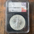 2021 $1 US American Silver Eagle, Heraldic Eagle T-1, FDOI, NGC MS70, Mercanti Signed.